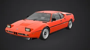 1979 BMW M1 (E26) in Motora’s 3D garage