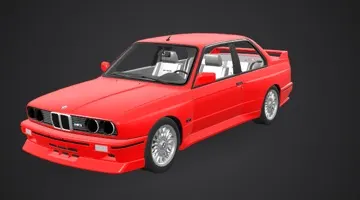 1988 BMW M3 Evolution II (E30) in Motora’s 3D garage