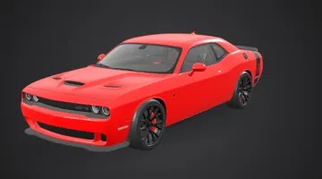 2015 Dodge Challenger SRT Hellcat in Motora’s 3D garage