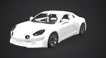 2022 Alpine A110 in Motora’s 3D garage